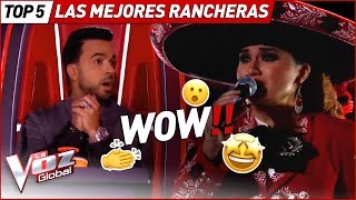 Las mejores actuaciones RANCHERAS en La Voz [upl. by Dupuis628]