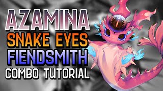 Snake Eyes Fiendsmith Azamina Combo Tutorial [upl. by Orimar22]