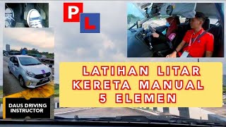 Latihan Litar  Kereta Manual  5 Elemen  Desalita [upl. by Anelehs]