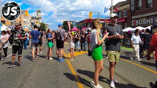 Its Back Taste of the Danforth 2023  Toronto Greektown Walk [upl. by Desberg]