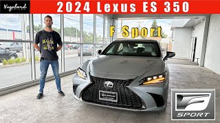 The slightly redesigned F Sport 2024 Lexus ES 350 [upl. by Drain]