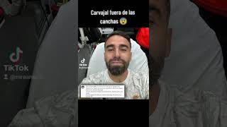 Grave lesión de Carvajal 😱😯futbol [upl. by Helli943]