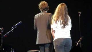 Josh Groban in HD  QampA amp Sings with Fan  1142011 Nassau Coliseum [upl. by Filmer]