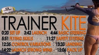 How to fly a kite detailed guide to small 2line power kites  trainer kites [upl. by Handy]