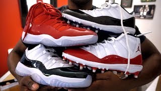 JORDAN XI Retro Cleats Performance Review [upl. by Natsirc319]