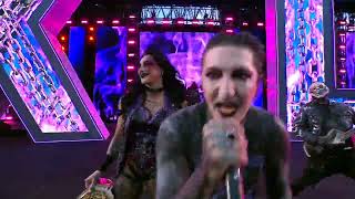 Motionless In White perform Rhea Ripley’s entrance theme at Wrestlemania XL [upl. by Nerte906]