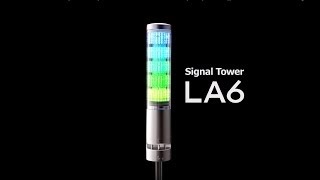 NEW LA6 LED Multi Colour Signal Tower light from PATLITE SIGNALFX No1 in Signalling Technology [upl. by Ahsinyd385]