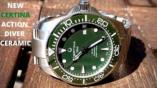 Best Value EntryLevel Luxury Diver in 2022  New Certina DS Action Diver Ceramic [upl. by Lamberto508]