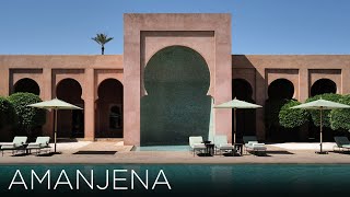 AMANJENA  Inside the most beautiful resort in Marrakech Full Tour in 4K [upl. by Adnuhsed]