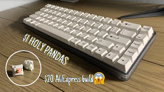 20 AliExpress keyboard build with fake holy pandas [upl. by Vidovik192]