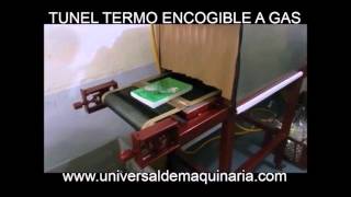 Equipo con túnel de Termo Encogible para empacar y sellar varios productos [upl. by Ramsay]