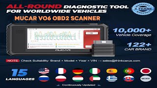 MUCAR VO6 OBD2 Scanner The Best Tool for Diagnosing Car Problems [upl. by Chor534]