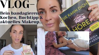 Vlogiiiii Vlog 👀 I Bein bandagieren🦵🏼 kochen vlog lymphödem vlogging [upl. by Acinod503]