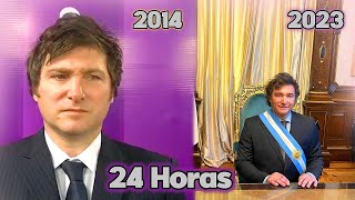 24 HORAS de Javier Milei en ENTREVISTAS hasta su ASUNCIÓN [upl. by Tina]