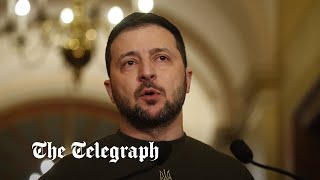 President Zelensky met with rapturous applause before parliamentary speech [upl. by Thordis]