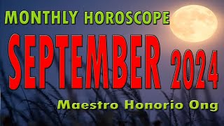 MONTHLY HOROSCOPE SEPTEMBER2024 pampaswerteng handog ngayong ber months at nalalapit na Kapaskuhan🎄 [upl. by Farlee]