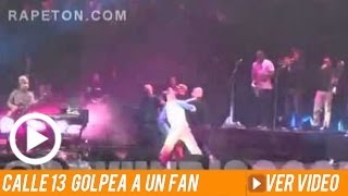 Calle 13 golpea fan en Vive Latino Mexico 2014 [upl. by Riba]