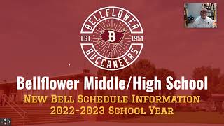 20222023 Bellflower High School  Welcome Back Introductory Video [upl. by Mozza]