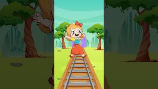 Which one is correct Railway Puzzle Challenge  Poppy Playtime  BlowAway Toons 💪💚 shorts viral [upl. by Erelia]