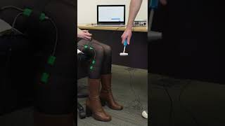 Myotatic Reflex  Kneejerk Reflex  Lt Mini Lab makingscienceeasier dataacquisition physiology [upl. by Xylina734]