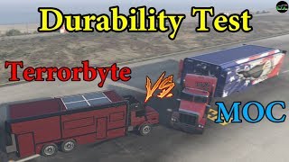 GTA 5  Durability Test Terrorbyte vs MOC [upl. by Marrin]