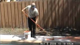 How to Apply Decorative Concrete Coating [upl. by Ennoid]