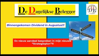 Dividend aug 24 en nieuw aandeel bespreken  4 92024 [upl. by Gottwald98]