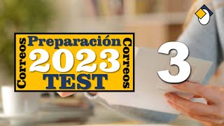 Test 3 Correos 2023 Narrado Oposiciones a Correos 2023 [upl. by Lamrouex]