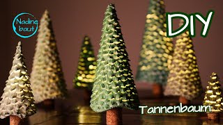 Weihnachtsdeko selber machen  Tannenbaum basteln  DIY Weihnachtsbaum [upl. by Sowell]