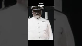 타이타닉호 출항전 선장의 모습 1912년 colorized titanic historical captain [upl. by Ahsotal]