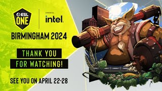 ESL One Birmingham 2024  SA Closed Qualifiers  A Stream [upl. by Raeann189]