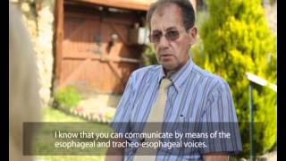 Video about TEspeechesophageal speech  René Laisney [upl. by Irahcaz]