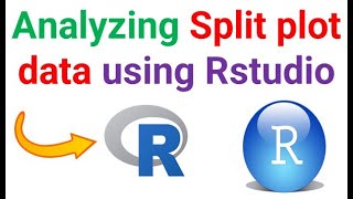 How to analyze split plot design by using Rstudio [upl. by Roinuj520]