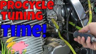 I show you how to tune the Procycle jet kit installed in my DR650 [upl. by Gillan121]