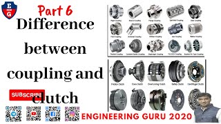 6 difference between coupling and clutch coupling clutch bme [upl. by Pavkovic271]