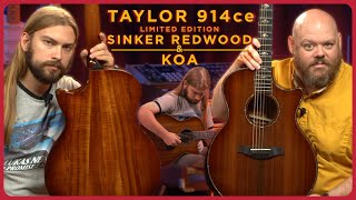 This Guitar Left us Stunned Taylor 914ce Limited Edition Sinker Redwood and AA Grade Flamed Koa [upl. by Macgregor322]