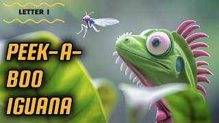 I I IGUANA  PEEKABOO  KIDS SONG ENGLISH [upl. by Annora690]