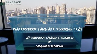 What is the best waterproof laminate flooringWaterproof laminate flooring testmixspacefloor [upl. by Anitsenre769]