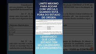 CALENDÁRIO NACIONAL LICENCIAMENTO resolução11000 CONTRAN licenciamentodigital [upl. by Ahsym]