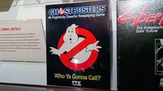 🚫👻 Ghostbusters Role Playing Game on Display in the Dungeons amp Dragons Exhibit at the Strong Museum [upl. by Lauter594]