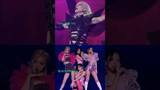 SOUR CANDY Lady Gaga Vs BLACKPINK jennie jisoo rosé lisa blackpink shorts [upl. by Akoek997]