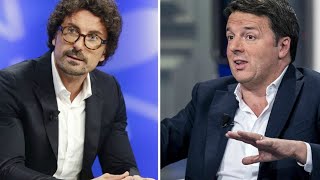 PiazzaPulita Renzi sfotte Toninelli per il tonno Anche quando dice una cosa giusta [upl. by Swinton]