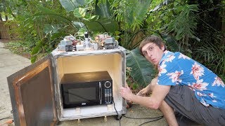 DIY MEGA Microwave  Microwaving a Microwave [upl. by Kotta]