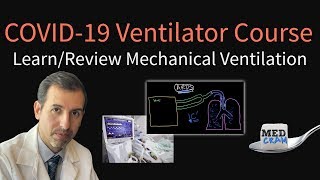 COVID19 Ventilator Course Learn or Review Mechanical Ventilation Free at MedCramcom [upl. by Lokim]