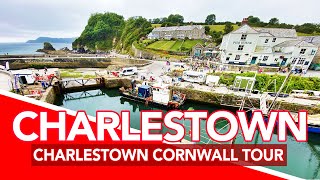 CHARLESTOWN  Full tour of CHARLESTOWN CORNWALL UK  4K Walking Tour [upl. by Aanas709]