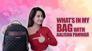 Whats in my bag Ft Aalisha Panwar Ishq Mein Marjawan Exclusive [upl. by Wilhelmine]