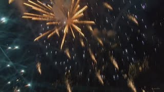 Illegal fireworks light up Sacramento  Timelapse [upl. by Medrek18]