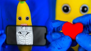 Banana Gets Heart Transplant Emergency FruitSurgery DiscountDentist EmergencySurgery [upl. by Rog]