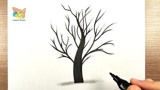 comment dessiner un arbre mort [upl. by Peck]