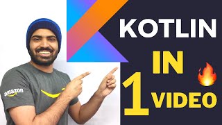 Learn Kotlin in 1 hour🔥 Kotlin Tutorial for Beginners  Kotlin for Android🔥Beginner Friendly Course [upl. by Aisayt]